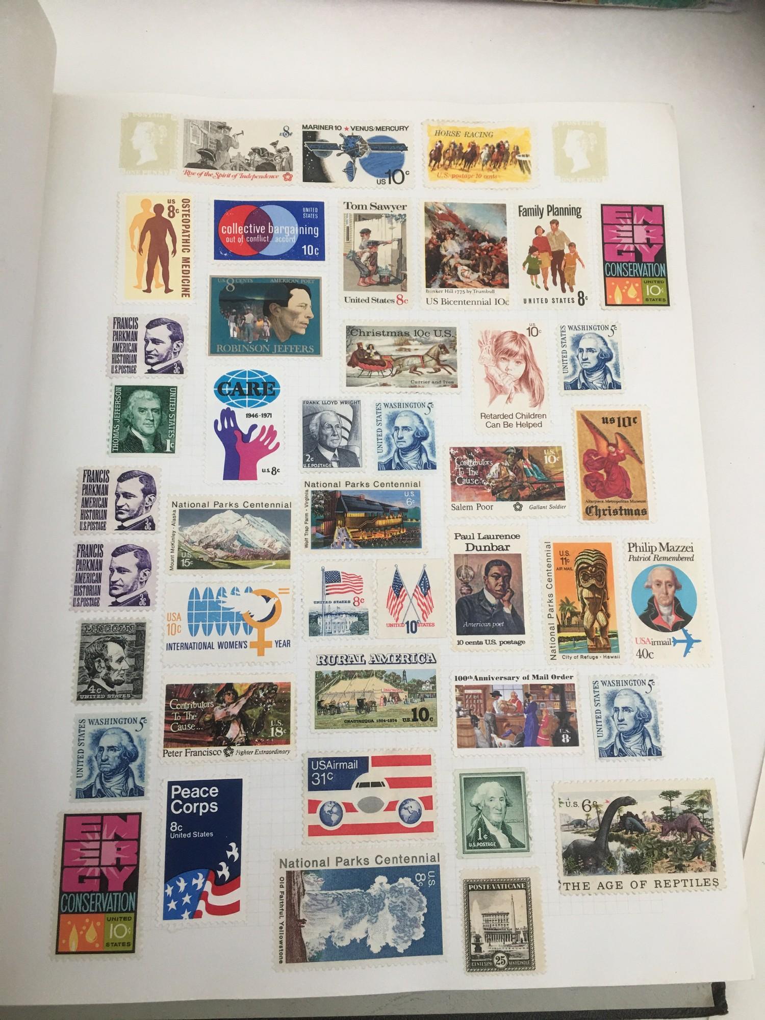 A collection of stamps, lewd humour postcards and first day covers, including a small album with - Image 5 of 6