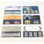 A collection of 108 Royal Mail mint stamp packs, dating from 1978-1991, together with a quantity