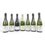 Vintage Wine: seven bottles of sparkling wine, comprising five Kriter Brut de Brut Extra Leger Blanc