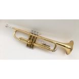 A Yamaha TR1335 Trumpet, in need of restoration, without case.