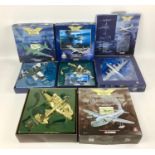 Four Corgi die cast 1:144 scale Aviation Archive die-cast model WWII and later aircraft,