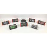 A collection of eight boxed 1:43 scale die cast model cars, including five Quartzo Rally Sport