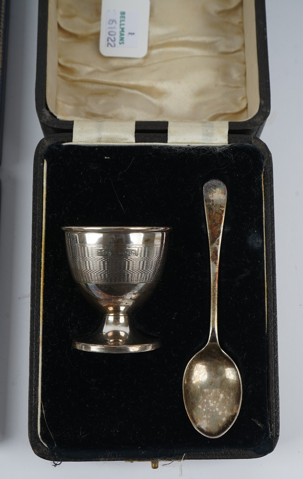 A set of six silver gilt and enamelled coffee spoons, - Image 3 of 4