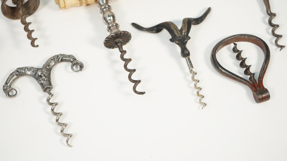 A German 'Ladies Legs' corkscrew, a champagne tap, - Image 3 of 5