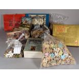 A quantity of vintage wooden jigsaw puzzles including; Tucks Zig-Zag, Parker Bro's Pastime puzzle,