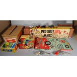 A quantity of vintage games and collectable toys,