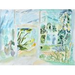 Liz Keyworth (late 20th century), Australia House; Garden Corner II, two watercolours,
