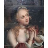 Manner of Philippe Mercier, The Penitent Magdalen, oil on canvas, 54cm x 46cm.