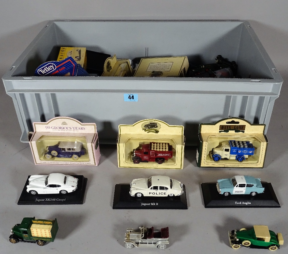 Toys; mainly modern Corgi, matchbox cars and commercial vehicles, (qty).