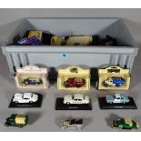 Toys; mainly modern Corgi, matchbox cars and commercial vehicles, (qty).