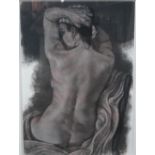 Angelo Murphy (contemporary), Nude, charcoal and chalk, 79cm x 57cm.