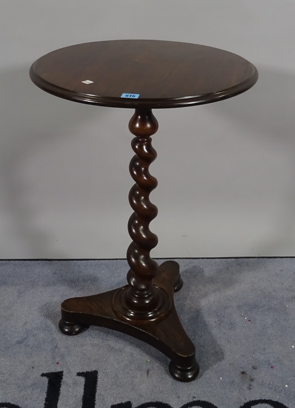 A 19th century mahogany occasional table,