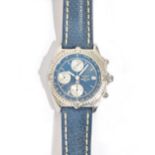 A Breitling steel cased gentleman's chronograph wristwatch,