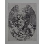 Carlo Maratti (1625-1713), The Visitation (Bartsch 3), etching, circa 1645-1660, and two further,