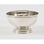 A George I Britannia Standard silver bowl, of circular form, having a ridged rim, London 1717,