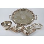 A group of plated wares,