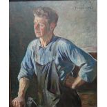 Niels Lindberg (1886-1974), Smeden I Hadevad, oil on canvas, signed, inscribed and dated '34, 82.