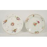 A Swansea porcelain plate, circa 1820,