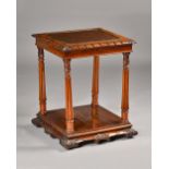 A William IV rosewood centre table,