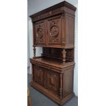 A 19th century French walnut buffet,