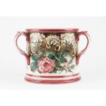 A large Wemyss three-handled loving cup ( tyg), early 20th century,