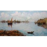 Gabrielle Collot de Bielliele? (19th/20th century), Venice, oil on canvas, indistinctly signed,