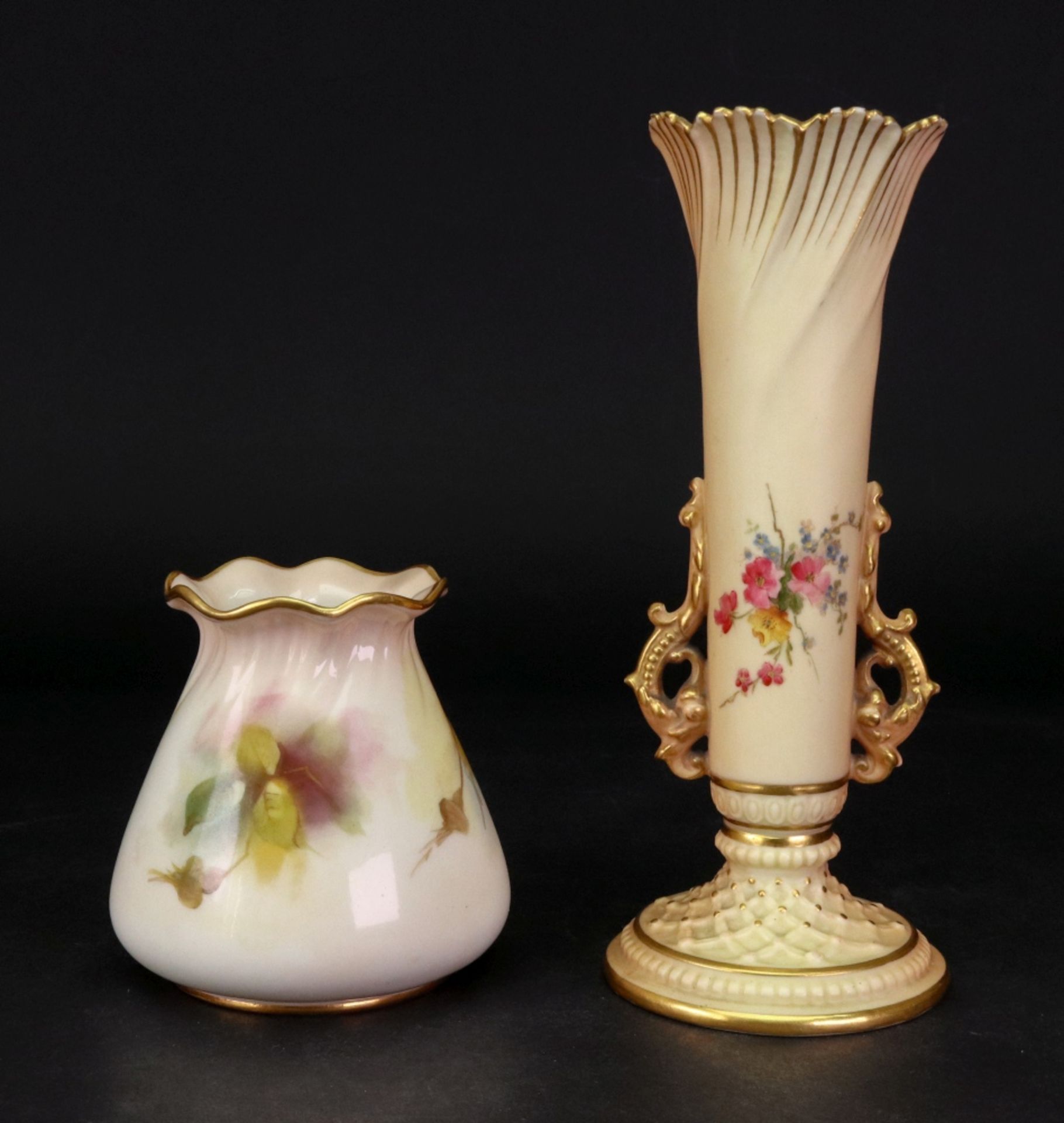 A small Royal Worcester vase, circa 1923, - Image 2 of 3