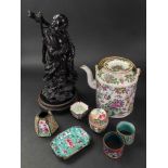 A group of Chinese porcelain and works of art, late 19th/early 20th century,