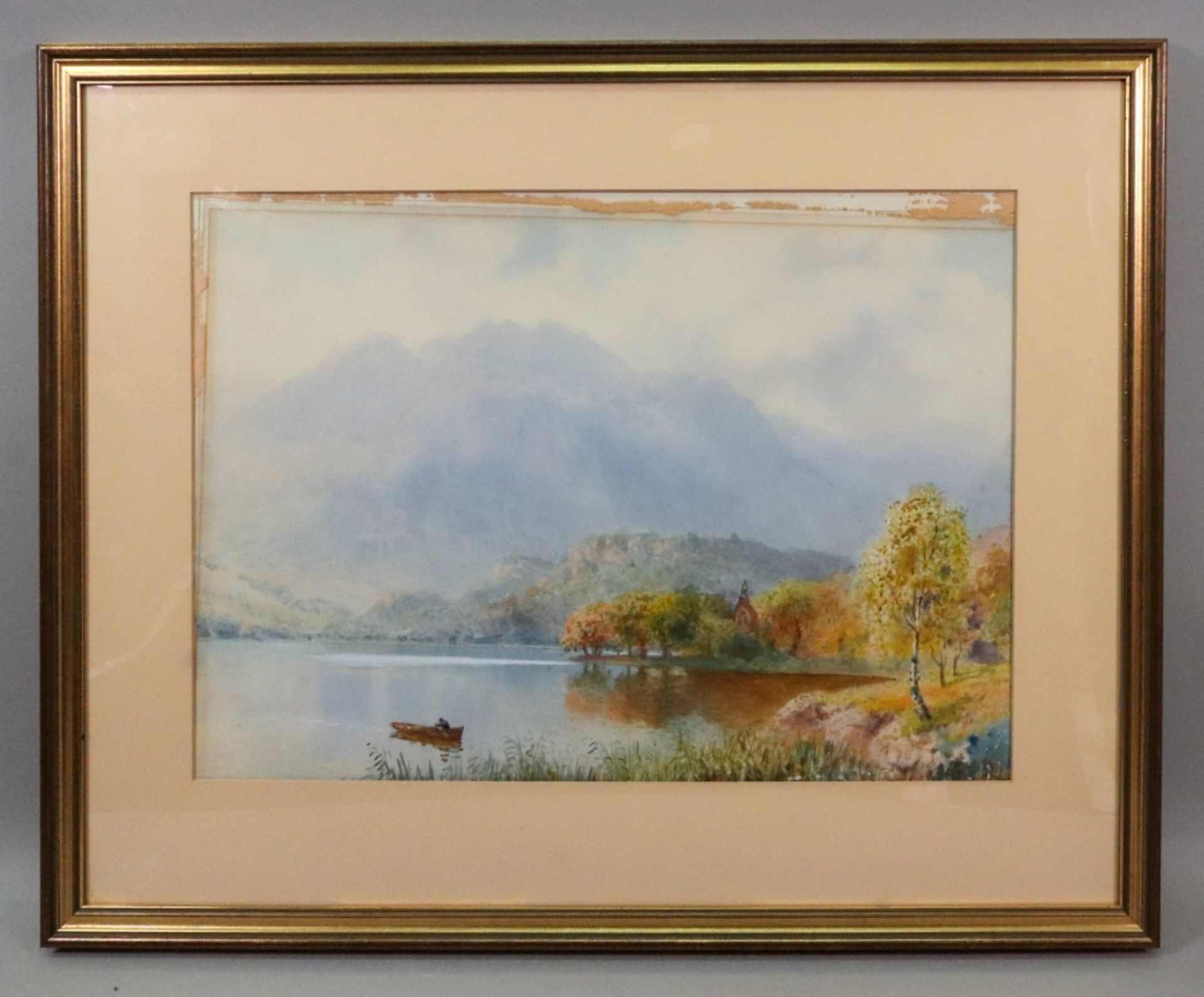 Henry Bowser Wimbush (British, 1858-1943), A river in a mountainous landscape; and a companion, - Image 3 of 3