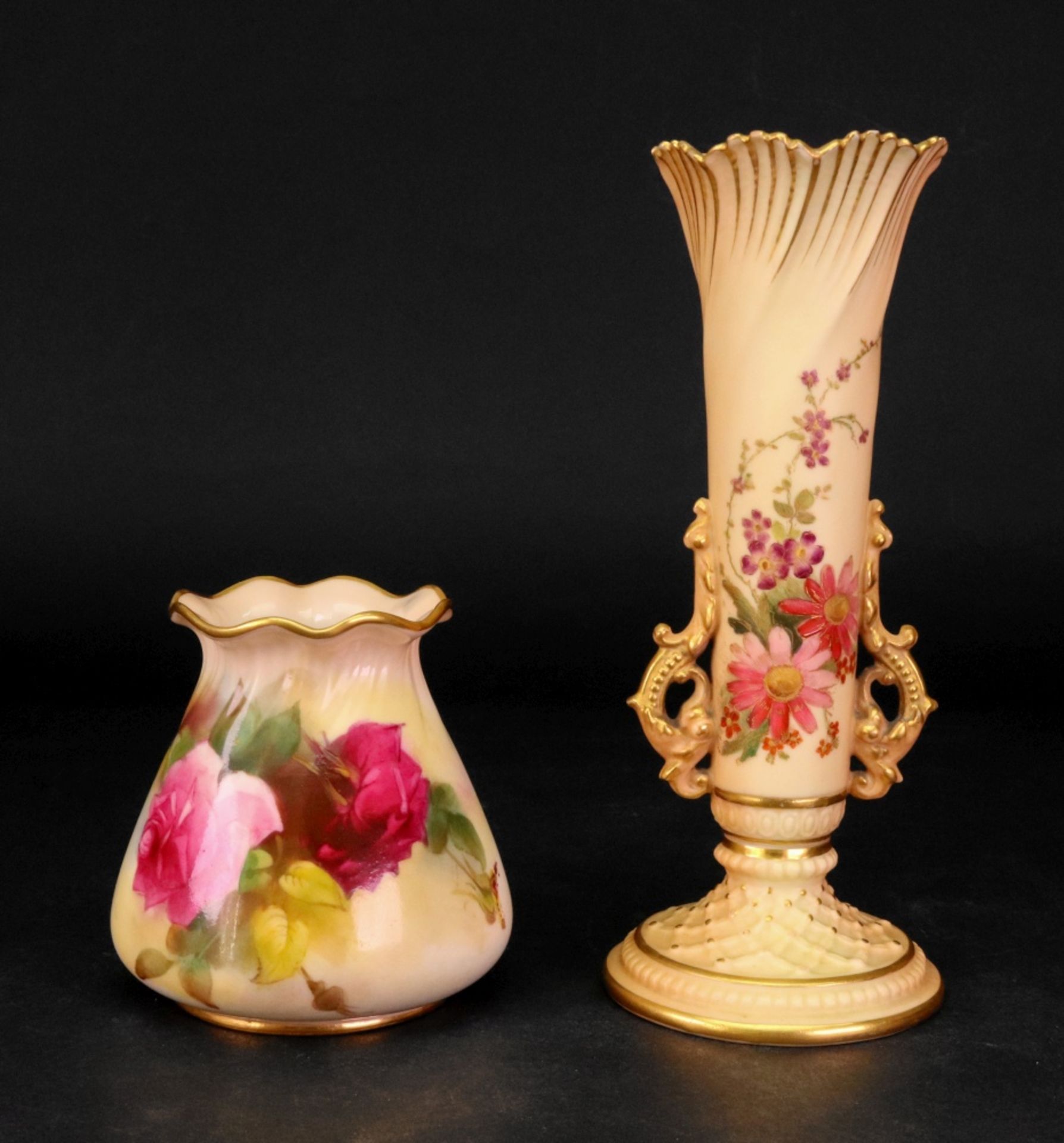 A small Royal Worcester vase, circa 1923,