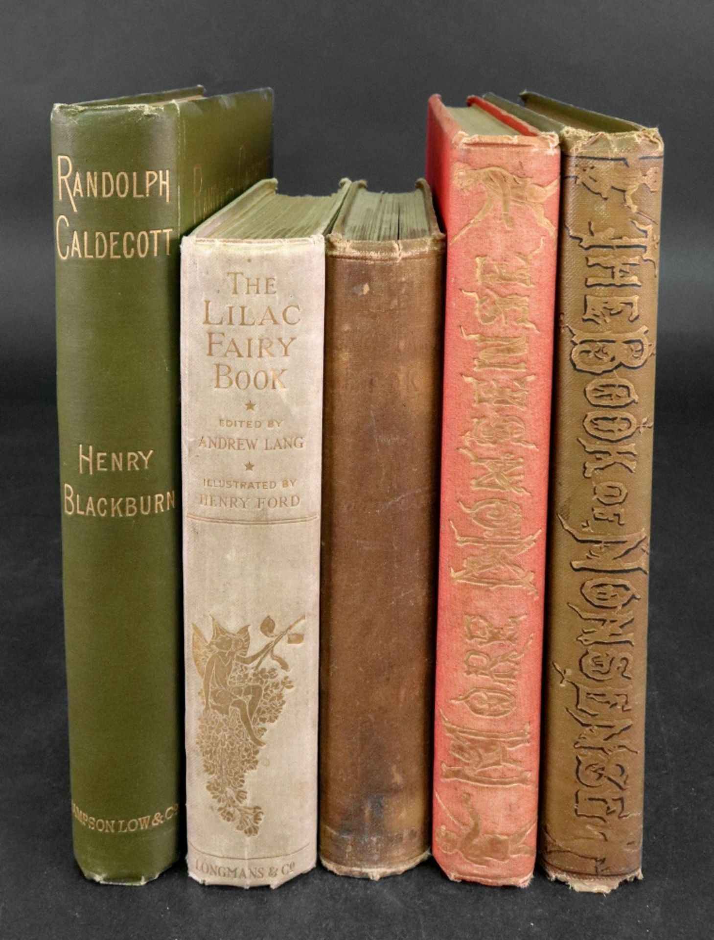 LANG (Andrew) The Yellow Fairy Book, 1894 and The Lilac Fairy Book, 1910, original gilt cloth,