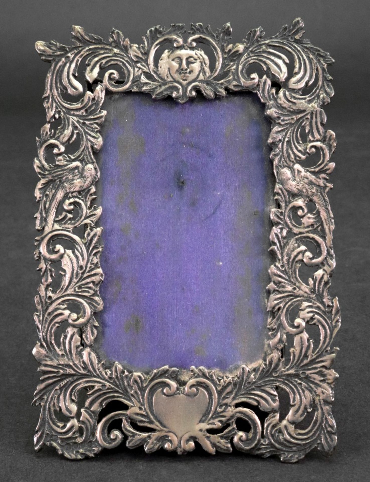 A late Victorian silver mounted rectangular photograph frame, London 1887,