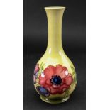 A Moorcroft pottery bottle vase, mid 20th century,