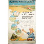 Frank Mann, Canadian National Railways, immigration poster, circa 1930, lithograph in colours,
