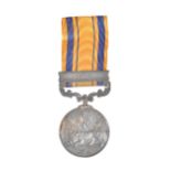 The South Africa Campaign Medal 1877-79, with bar 1879 to 135. PTE J.FOSTER.