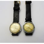 A Jaeger-Le Coultre steel cased gentleman's wristwatch,