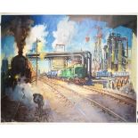 After Terence Cuneo, British Railways Untitled, circa 1962, lithograph in colours.