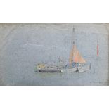 Attributed to Albert Goodwin (1845-1932), A group of assorted pencil and colour chalk sketches,