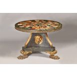 A Regency design centre table,