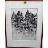 Jorg Schmeisser (1942-2012), Il Zostand, etching, signed and inscribed, 36cm x 28.5cm.