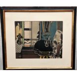 Georges Braque (1882-1963), Interior; G Braque 1949, two colour lithographs, one unframed,