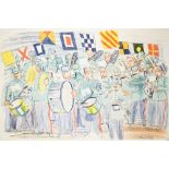 Six copies; Raoul Dufy 'The Band', lithograph in colours, printed by W.