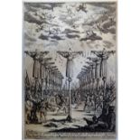 Jacques Callot (1592-1635), Les images des Saints (Lieure 809-12 95), etching, circa 1631, unframed,