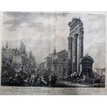 A quantity of assorted prints, engravings and lithographs, mainly landscape subjects,