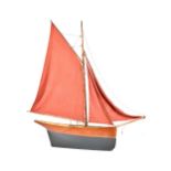 A large pond yacht, English, late 19th century ,