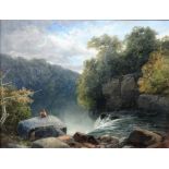 James Burrell Smith (1822-1897), River Dart, Devon; Falls, Sgwd yr Eira, Hepste River, Brecon,