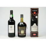 Three bottles of port comprising; 1948 Monis, 1990 LBV Grahams and a Smith Woodhouse fine port, (3).