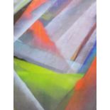 Tauba Auerbach (b.1981), Untitled, colour silkscreen, 76cm x 57cm.