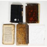 Four Islamic manuscripts, comprising; two Qur'an manuscripts and two manuscripts of prayers,