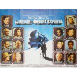 Agatha Christie's 'Murder on the Orient Express', 1974, EMI Films, lithograph in colours,